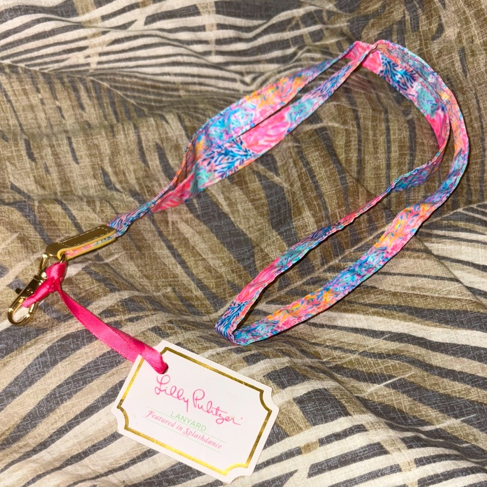 NWT Lilly Pulitzer Lanyard, SPLASHDANCE, $12